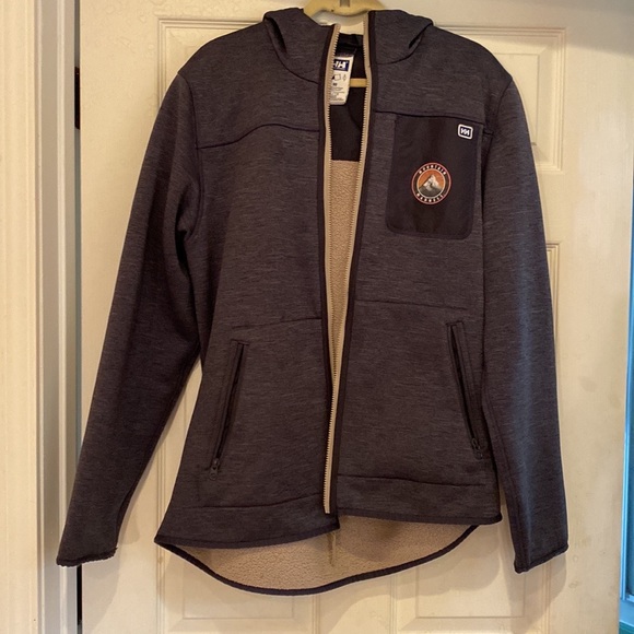 Helly Hansen Verket Reversible Pile zip-up hoodie Jacket - Picture 13 of 14